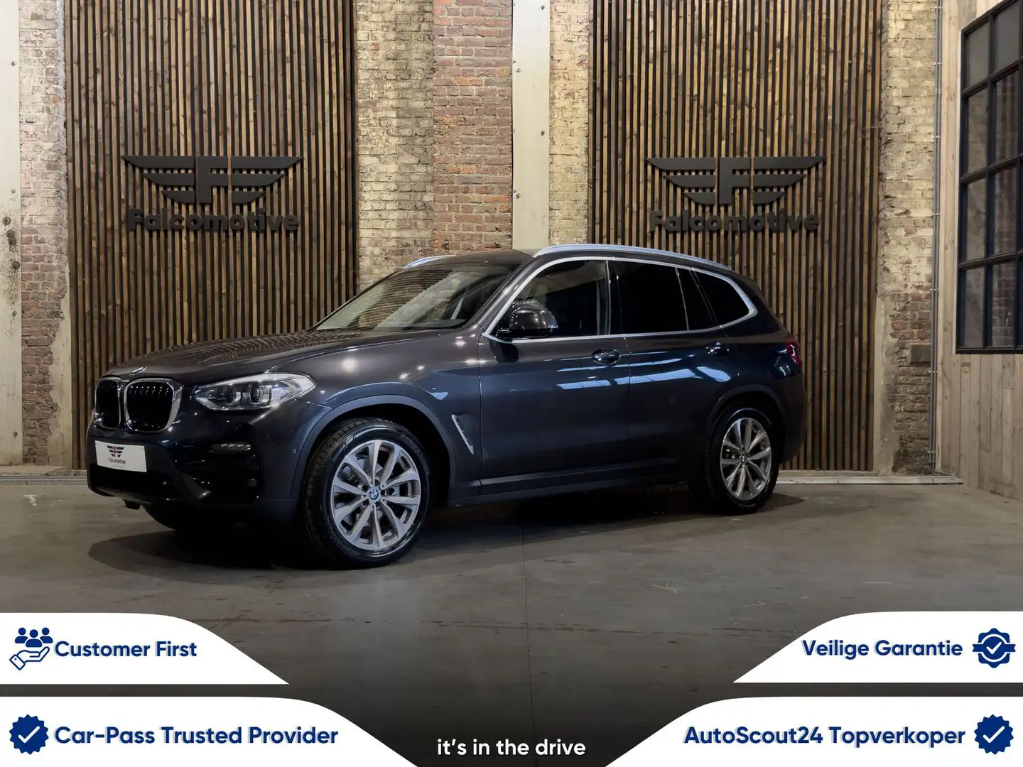 BMW X3 xDrive20i*AUT*NAVI*PDC*LED*ZETELVERW.*184 PK* Noir - 1