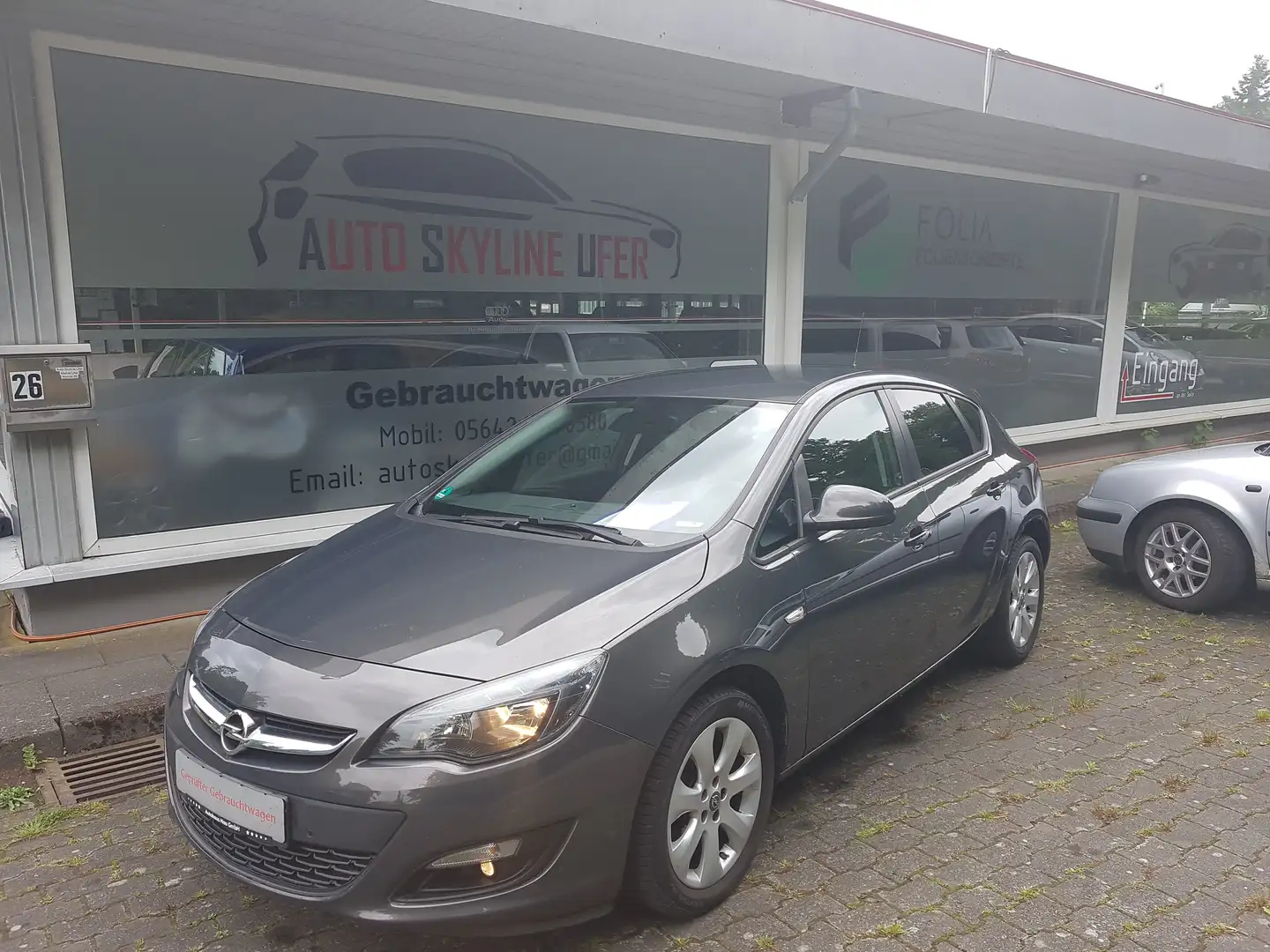 Opel Astra Style1.4T 120PS 2HD+Opel SCHECKHEFT+SH+PDC+ALU+USB Gris - 1
