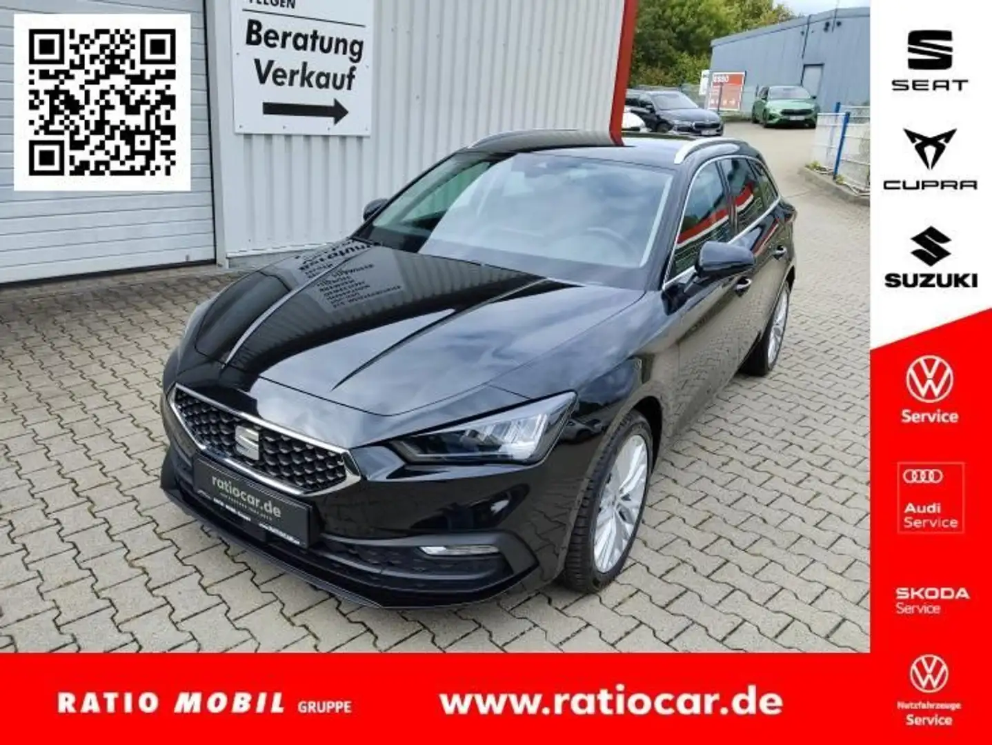 SEAT Leon LEON SPORTSTOURER XCELLENCE 2.0 TDI DSG NAVI SHZ Schwarz - 1