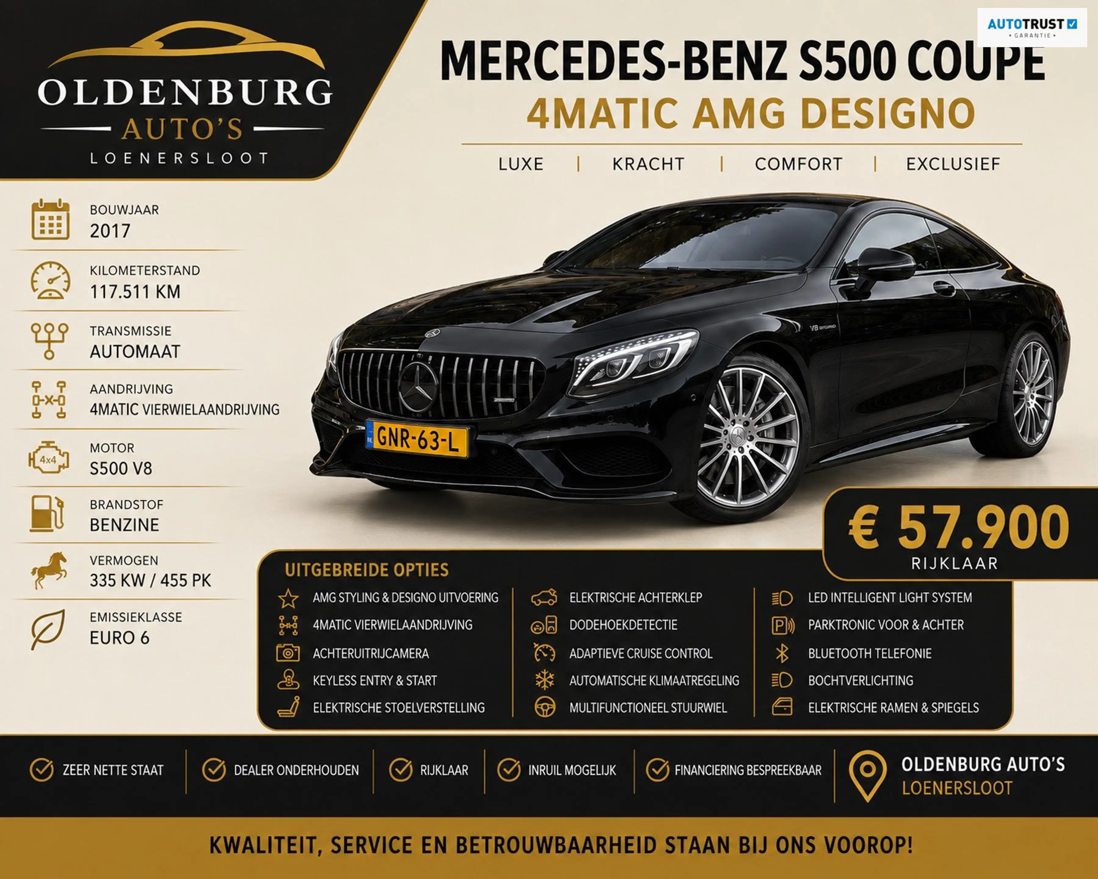 Mercedes-Benz S 500 Coupé S 4Matic AMG Designo