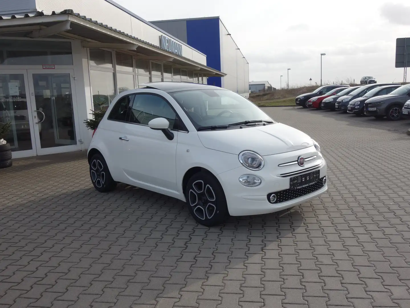 Fiat 500 Lounge *Schiebedach/Uconnect 7"/NAV/DAB/PDC/NSW* Wit - 2