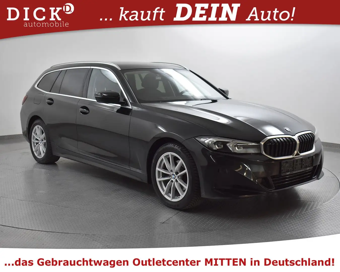 BMW 318 d Aut. FACELIFT+NAVI+VIRTU+LED+SHZ+TEMP+KAM+M Noir - 1