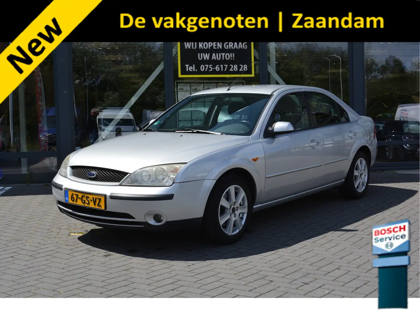 Ford Mondeo 1.8-16V First Edition Airco (automatisch), cruise Grijs - 1
