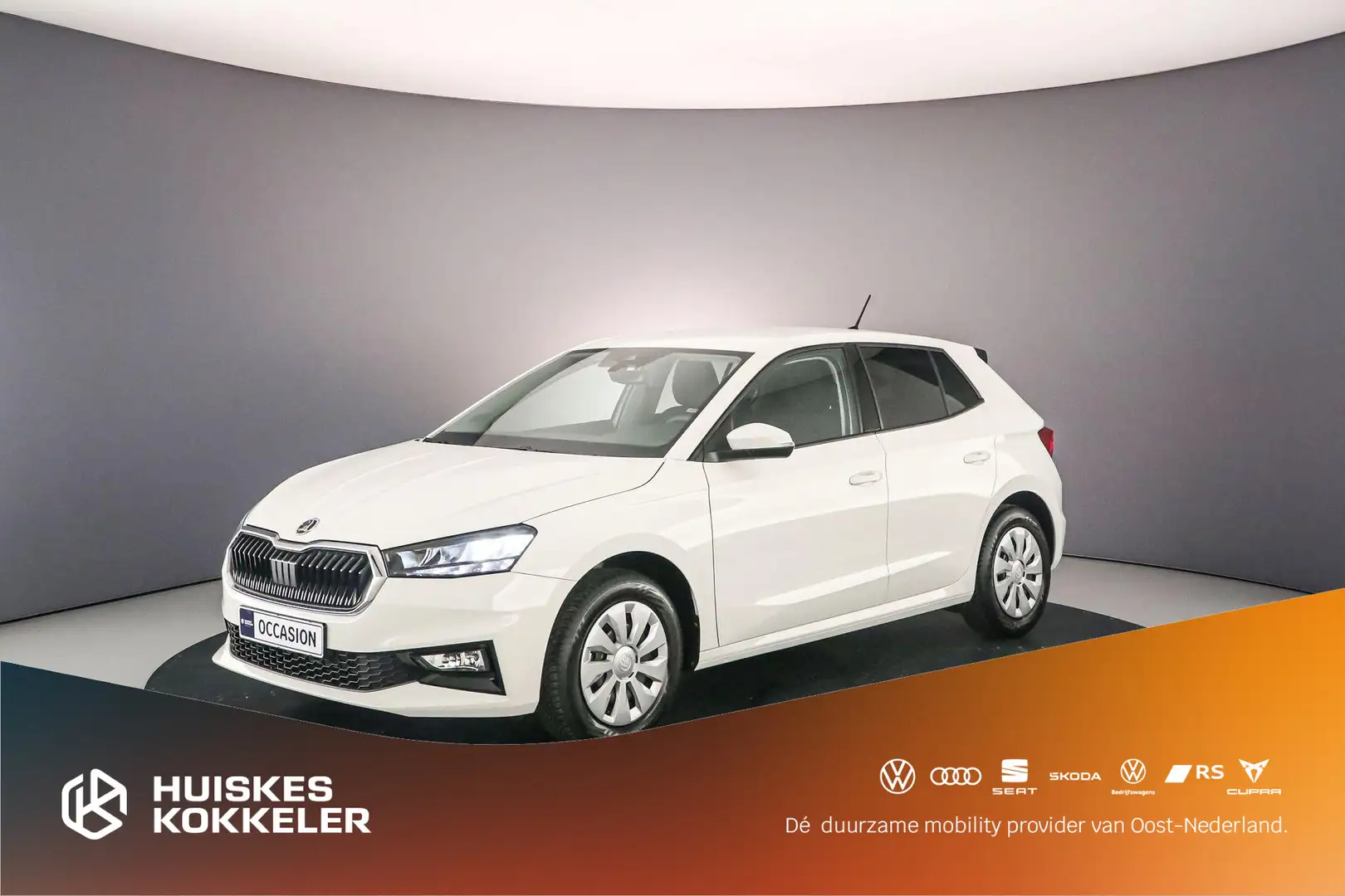 Skoda Fabia Selection 1.0 TSI 95pk Cruise control, Parkeersens Blanc - 1
