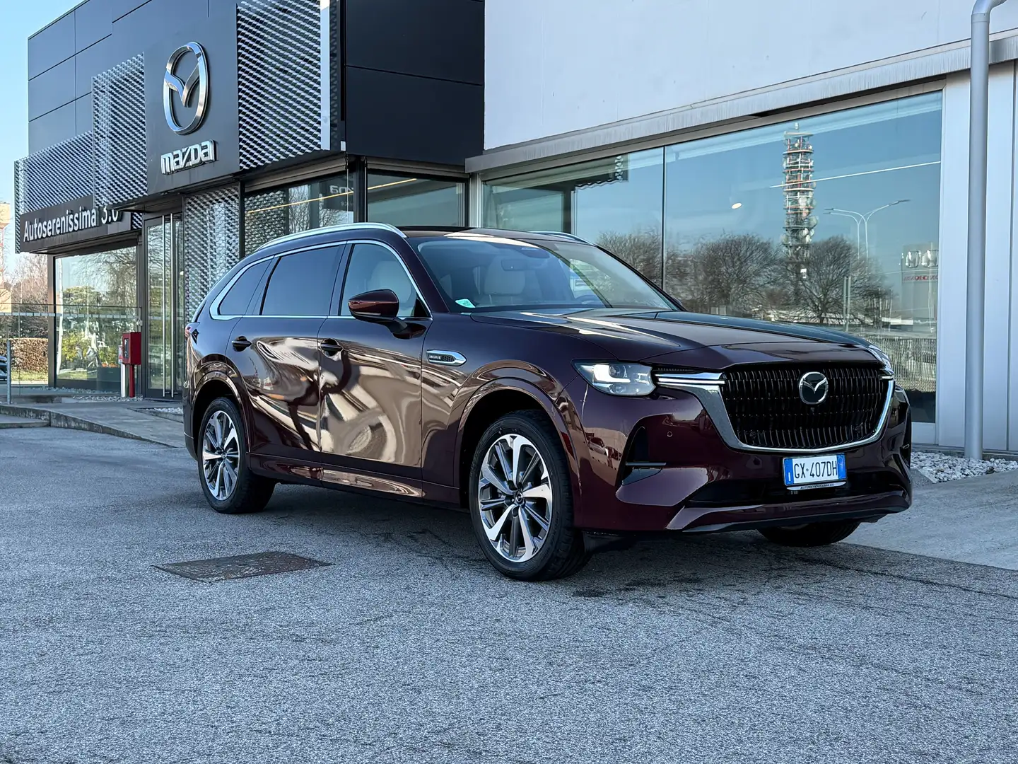 Mazda CX-80 CX-80 3.3 m-hybrid boost Takumi Plus 7 posti Rosso - 1