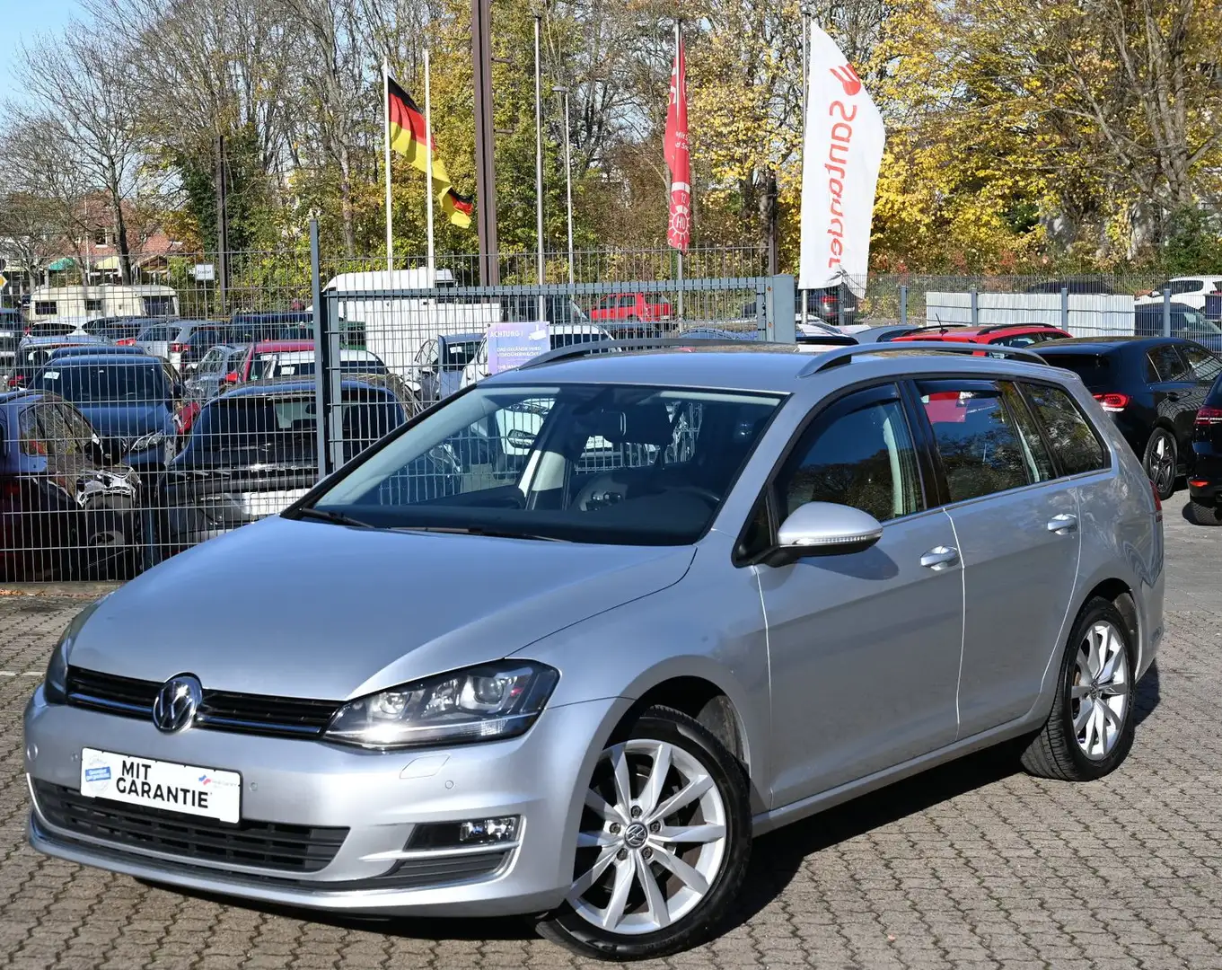 Volkswagen Golf VII Variant 1.4 TSI Highline Navi Leder PDC Argent - 1