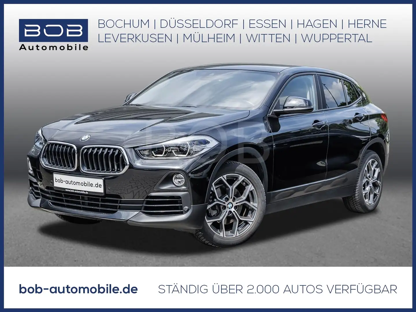 BMW X2 sDrive18i Advantage NAVI KLIMA SHZ PDC LM Negro - 1