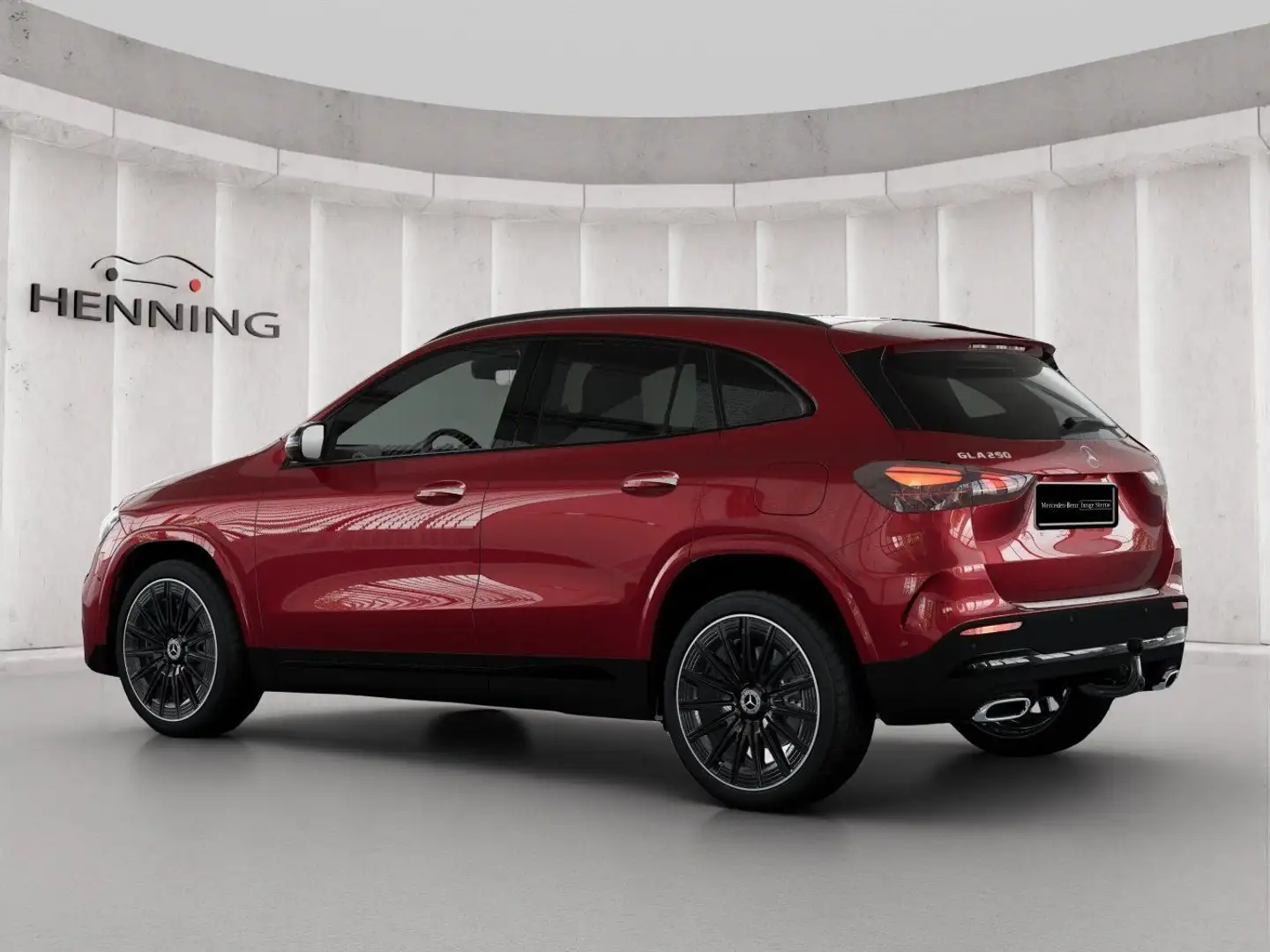 Mercedes-Benz GLA 250 AMG 4M Prem+ Pano Burm Distr AHK HUD 20" Rouge - 2