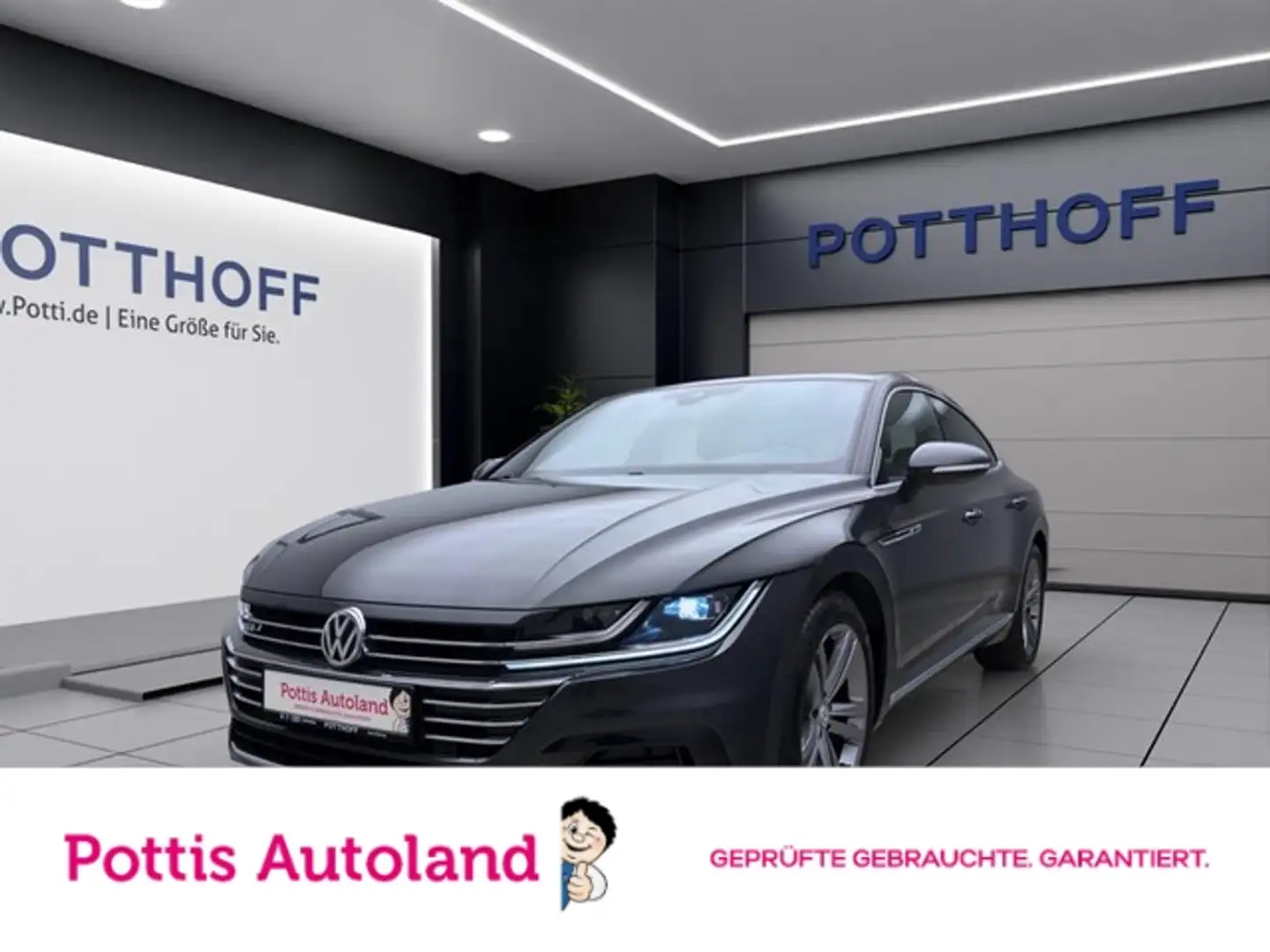 Volkswagen Arteon 2.0 TSI DSG R-LINE ACC PDC LED NAVI Grijs - 1