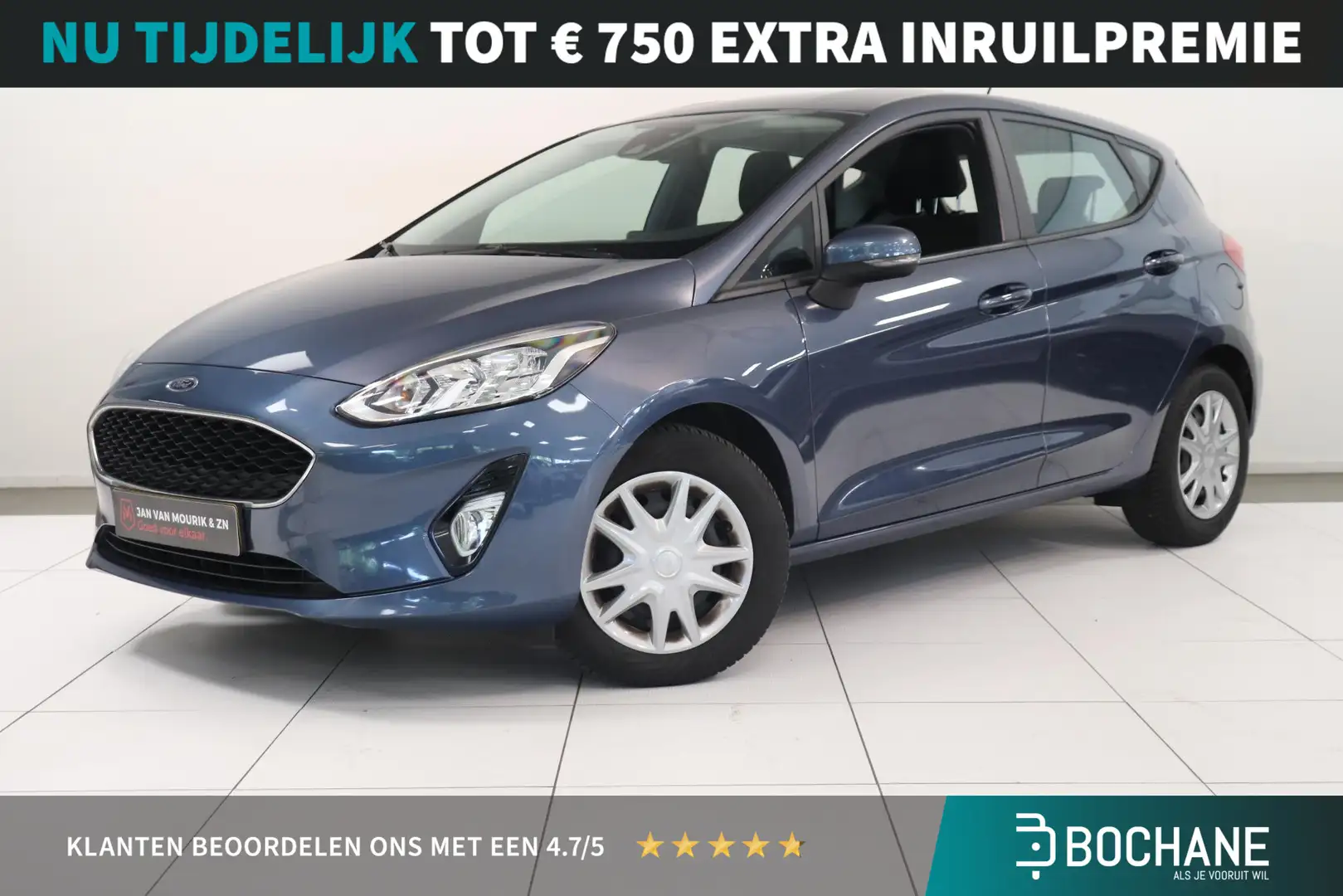 Ford Fiesta 1.0 EcoBoost Connected | Airco | Cruise control | Bleu - 1