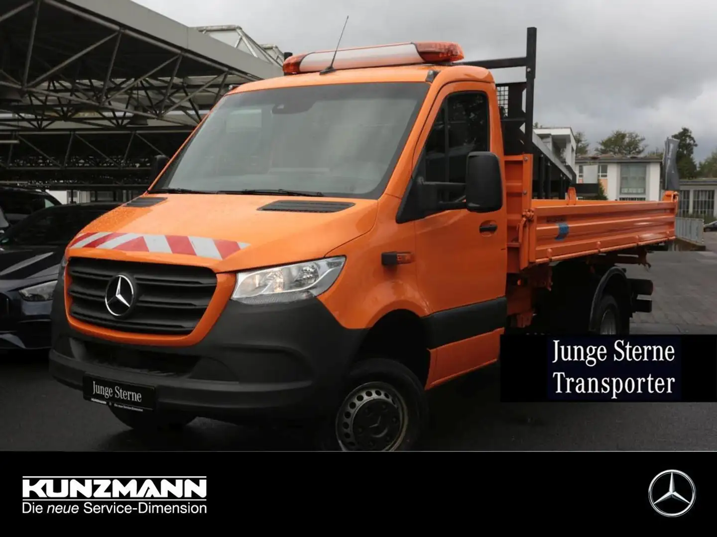 Mercedes-Benz Sprinter 516 CDI 4x4 Kipper Standard Klima AHK Orange - 1