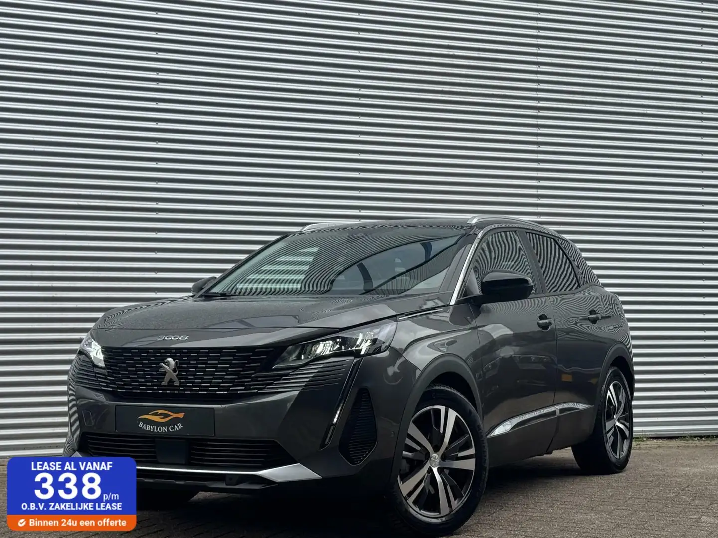 Peugeot 3008 1.6 HYbrid Plug in Road Trip 225/Navi/Aut/Camera/C Gris - 1