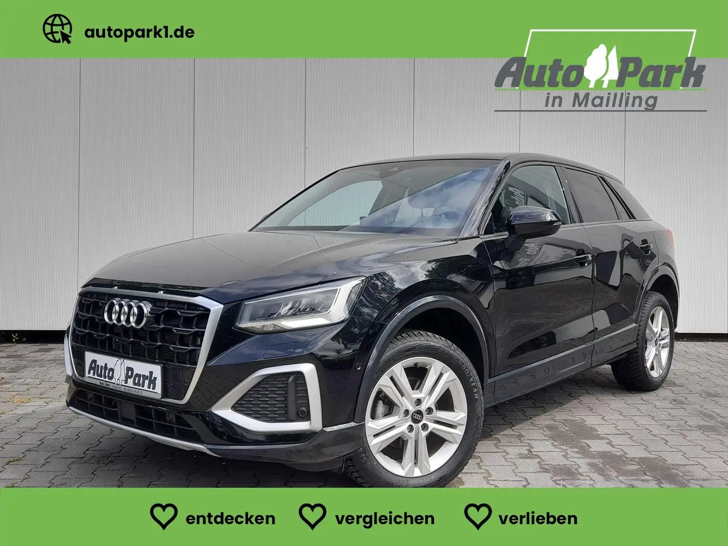 Audi Q2 DSG NAVI/APP~PANO~SHZ~VIRTUALL~RKam~eHeKl~LED Noir - 1