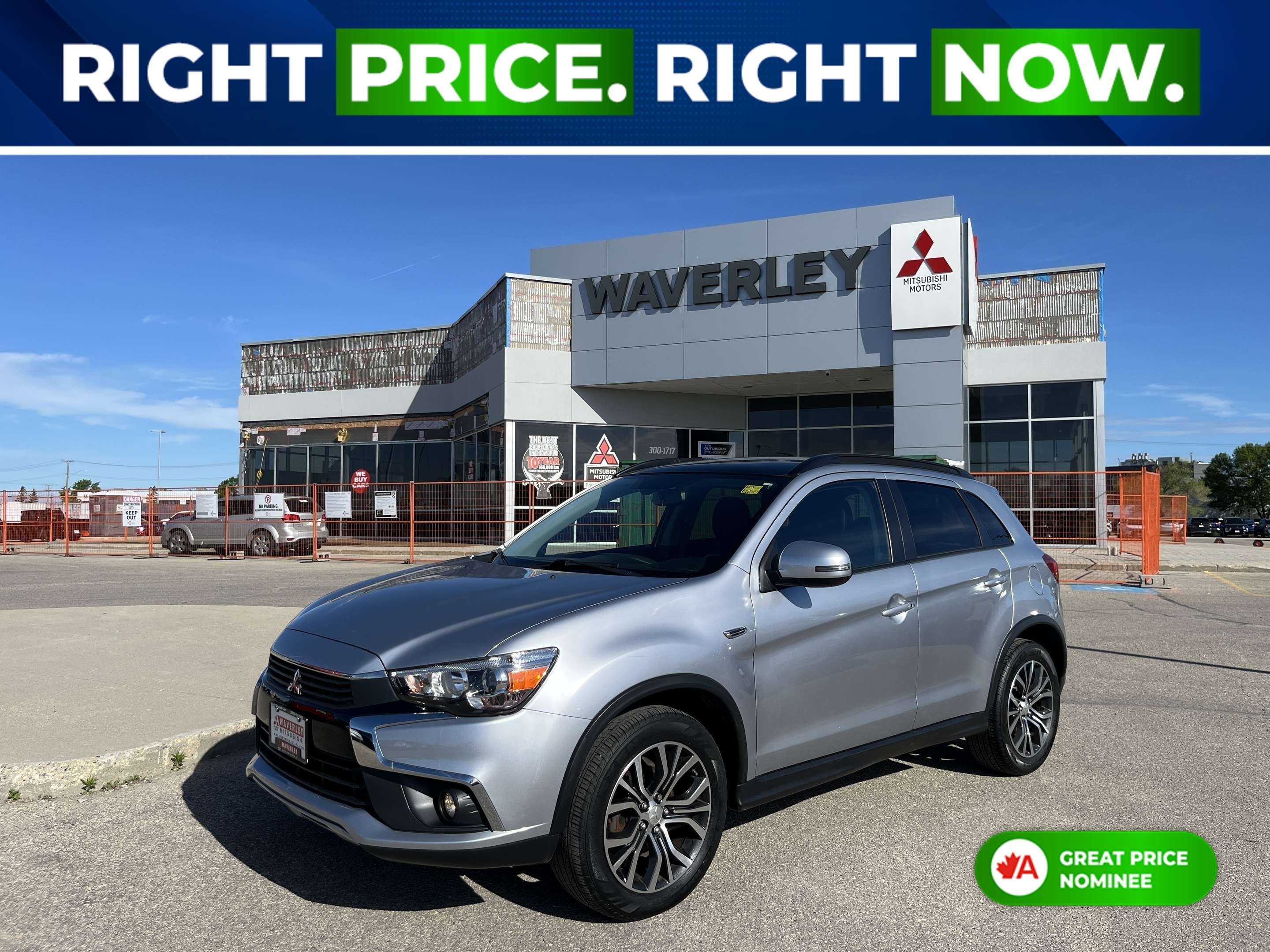 Silver 2017 Mitsubishi RVR SUV / Crossover Automatic