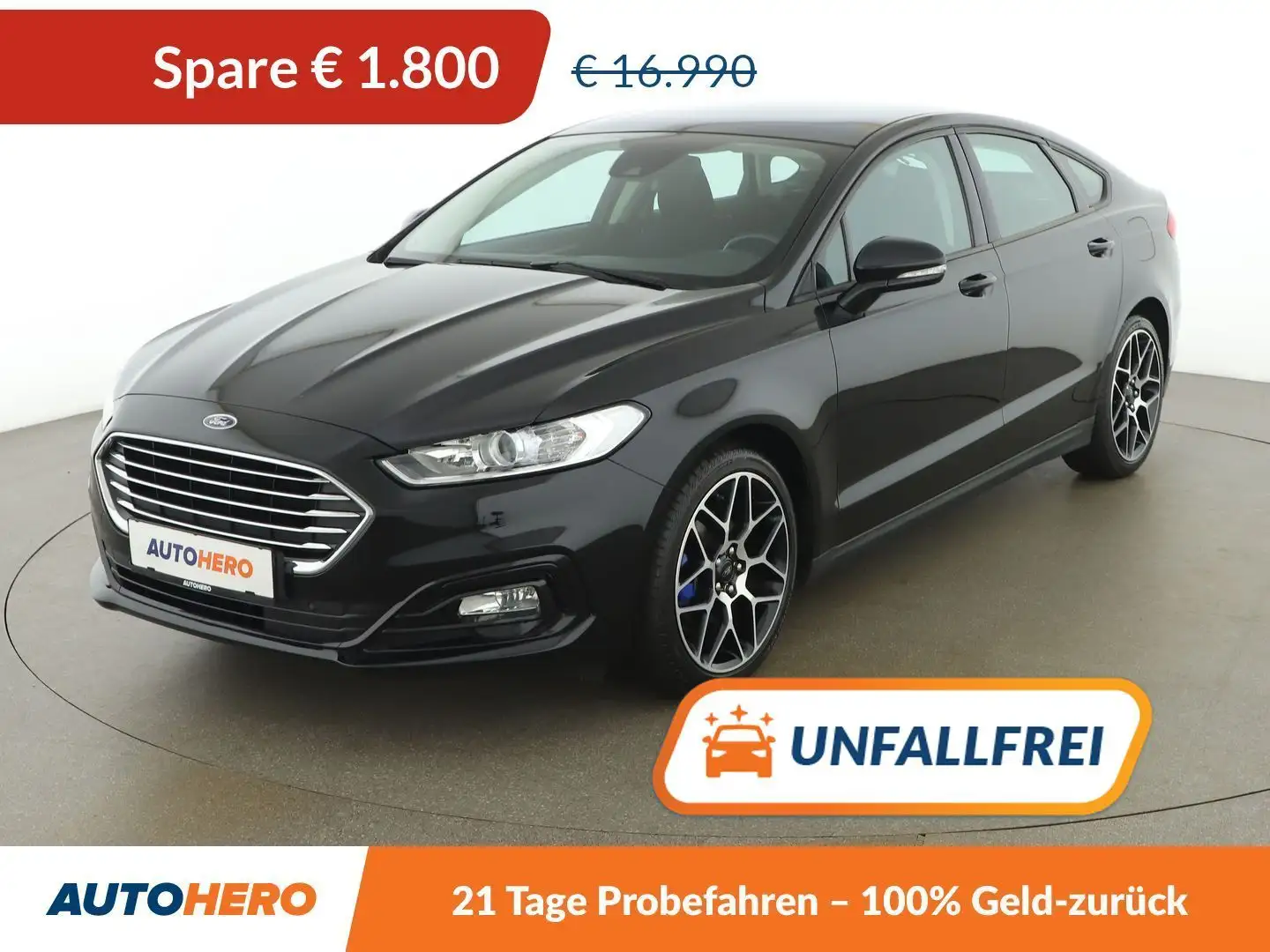 Ford Mondeo 2.0 TDCi EcoBlue Business Edition *NAVI*SPUR*TOT* Negro - 1