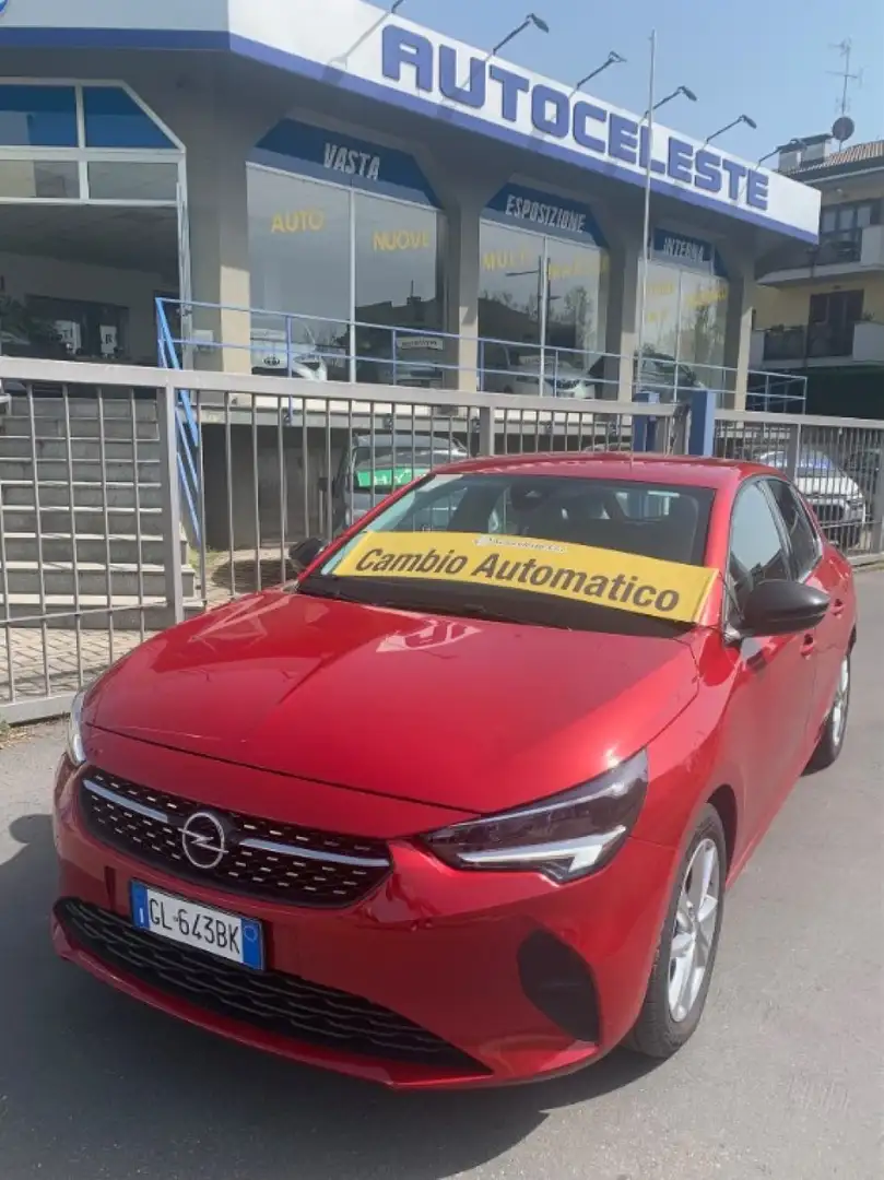 Opel Corsa 1.2 100 CV aut. Elegance Rosso - 1