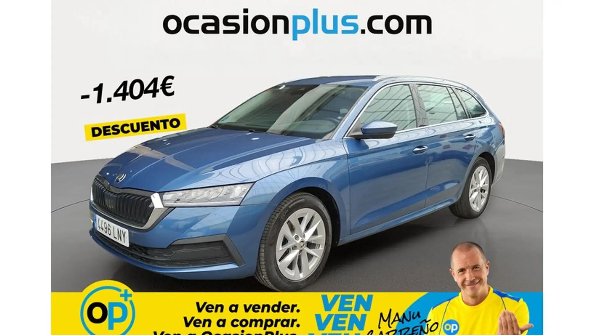 Skoda Octavia Combi 1.5 TSI G-TEC Ambition DSG 96kW Azul - 1