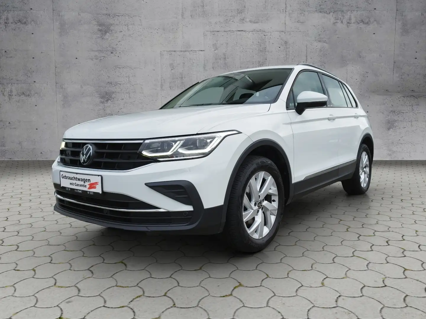 Volkswagen Tiguan Life 2.0 TDI 4Motion DSG BusinessPrem. KLIMA LED Weiß - 2