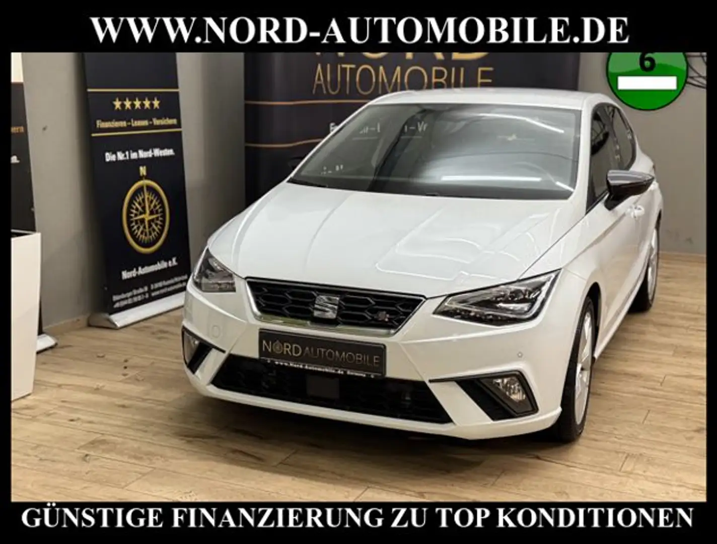 SEAT Ibiza FR-Line Beats 1.0 TSI DSG Virt.Cockpit/Kam FR Weiß - 1
