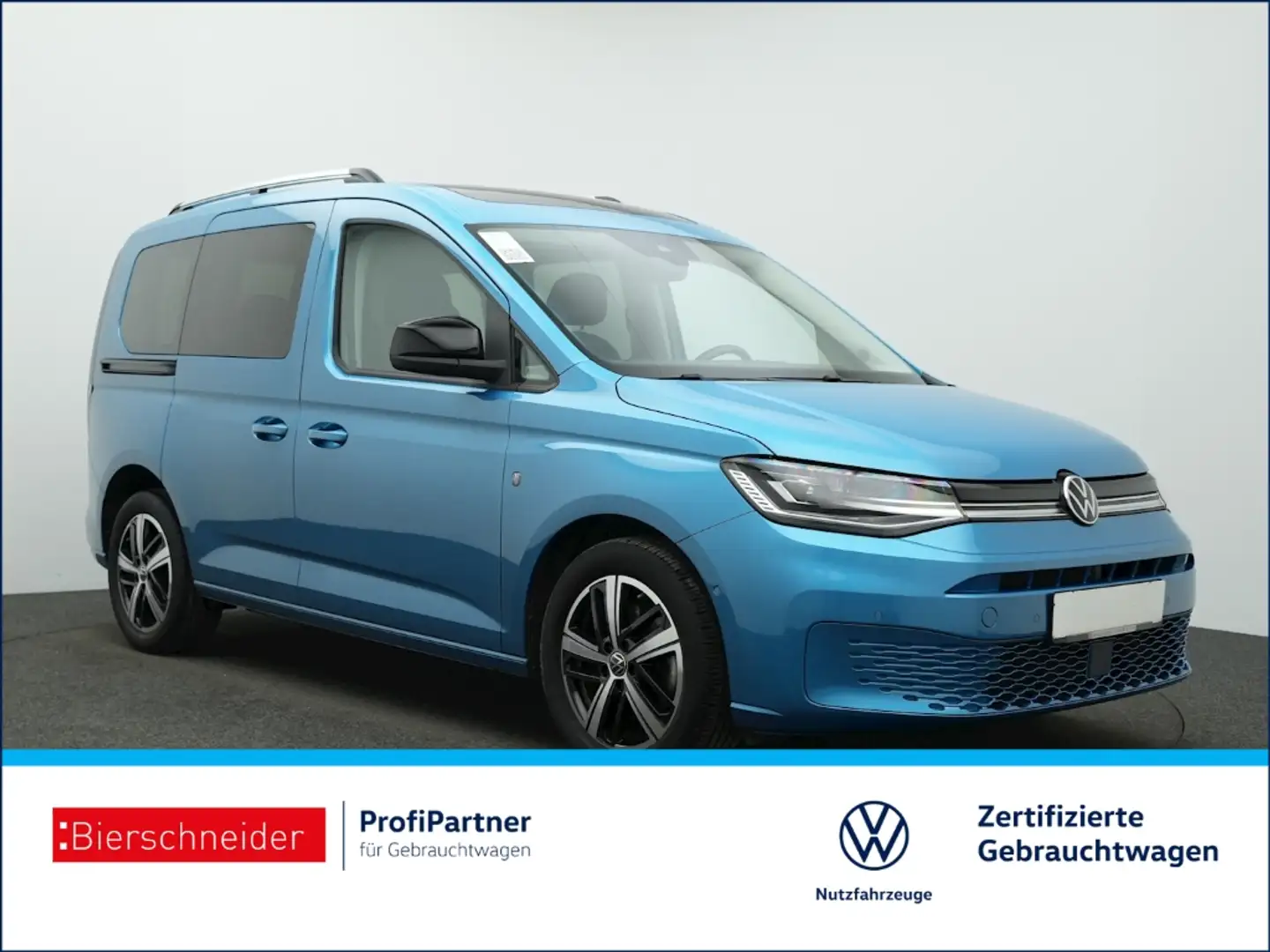 Volkswagen Caddy 2.0 TDI DSG Life AHK ACC LED DIGI-COCKPIT KAMERA Blauw - 1