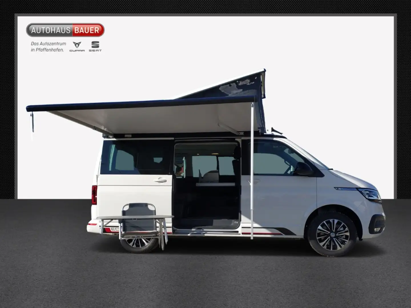 Volkswagen T6.1 California Beach Camper Edition DSG 2.0TDI AHK STANDHZ MARKIS Blanc - 2