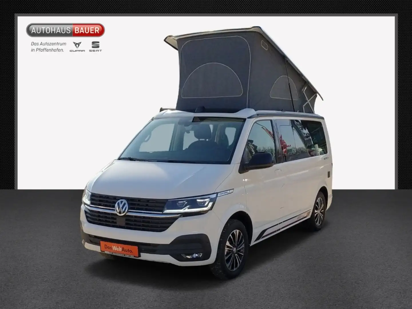 Volkswagen T6.1 California Beach Camper Edition DSG 2.0TDI AHK STANDHZ MARKIS Blanc - 1