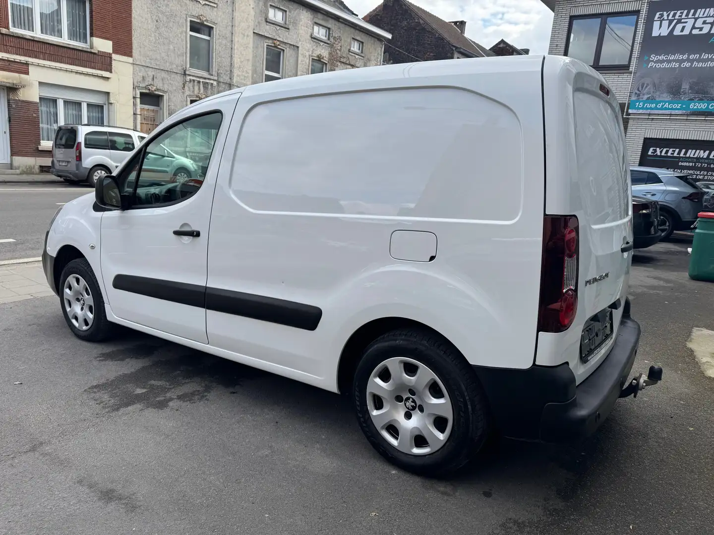 Peugeot Partner 1.6 Blue HDi Utilitaire Gps Airco 3Place  Er6B Blanc - 2