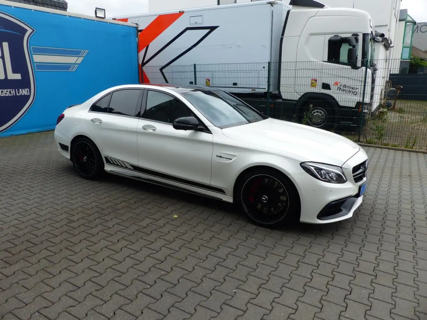 Mercedes-Benz C.KLASSE.C63S.AMG.STAGE2.PANO.AUTO.LED.NAVI.KAMERA Weiß - 2