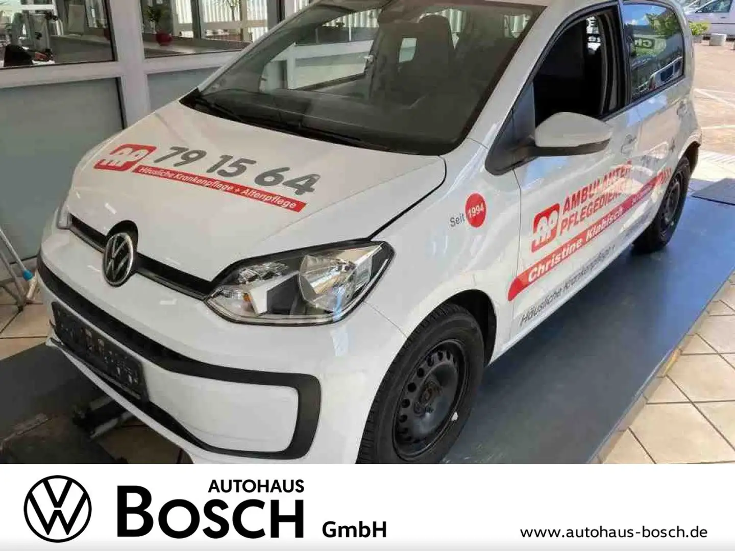 Volkswagen up! 1.0 move 5trg RFK Klima PDC Tempomat Bluetooth Weiß - 1