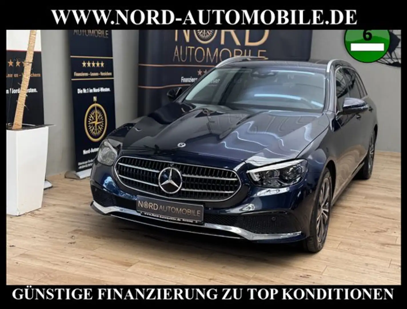 Mercedes-Benz E 400 d T 4Matic *LUFT/AIRMATIC*PANO*360*UPE:94* Bleu - 1