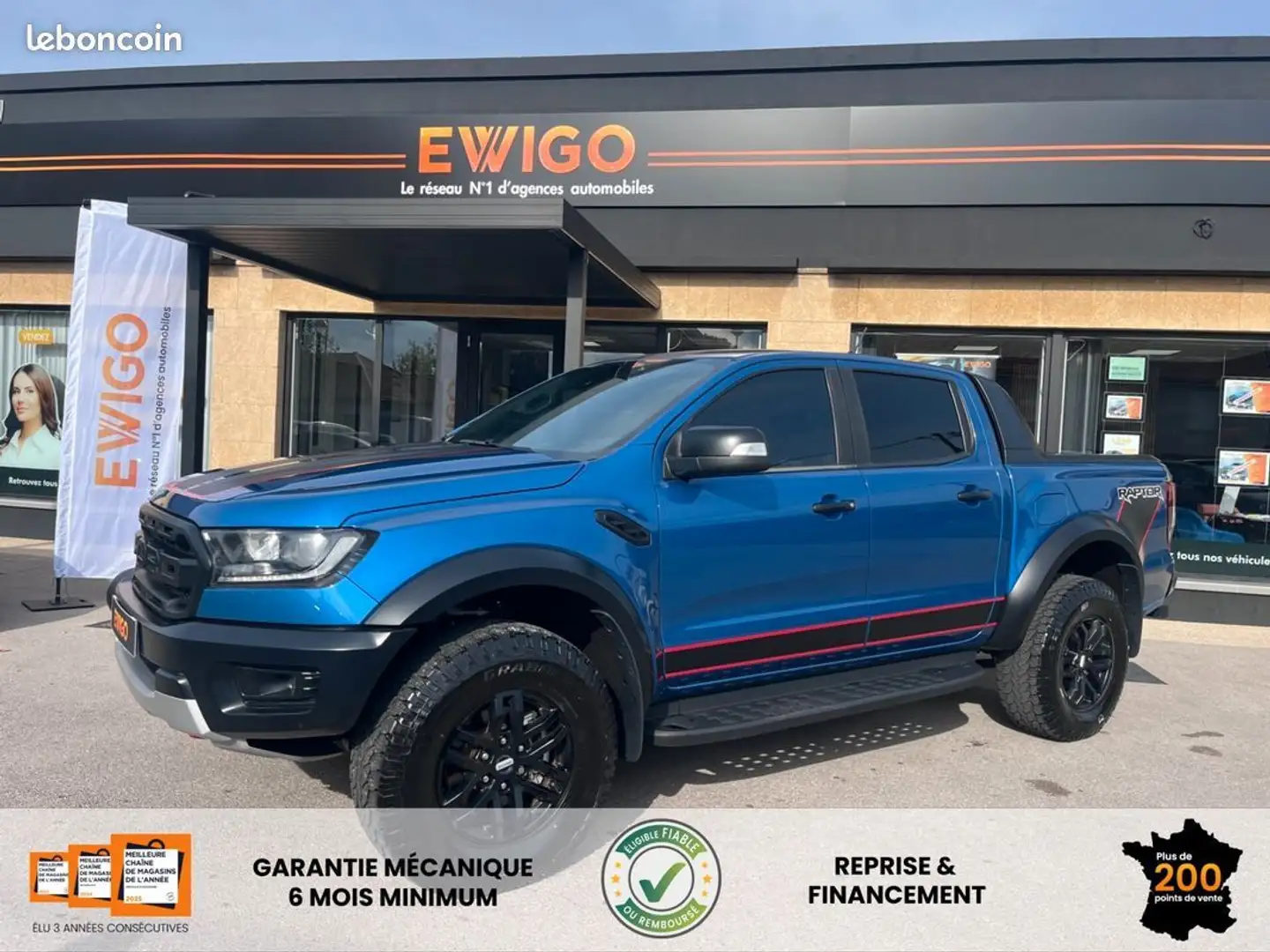 Ford Ranger double cabine raptor special edition 2.0 213ch performance blue bva10 Azul - 1