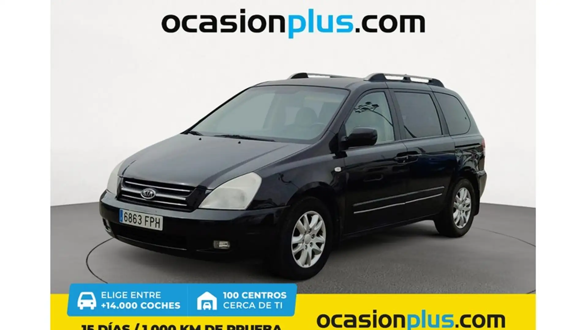 Kia Carnival 2.9CRDI EXII-Emotion Zwart - 1