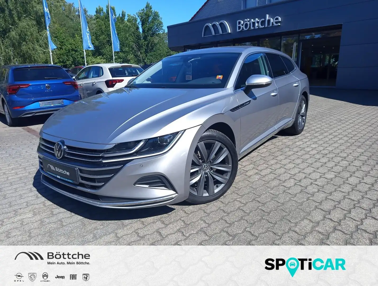 Volkswagen Arteon 2.0 Elegance LED/Navi/AHK/SHZ/Kamera/Allwetter Silber - 1