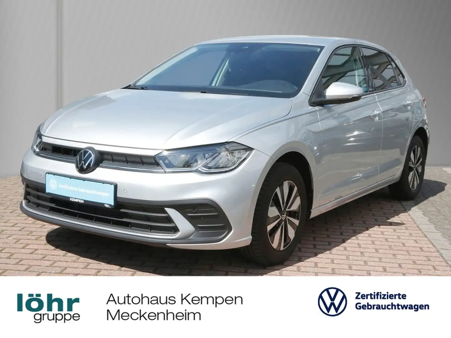 Volkswagen Polo VI 1.0 TSI Move 15"LM Navi+VC PDC LED Sitzheiz. Zilver - 1