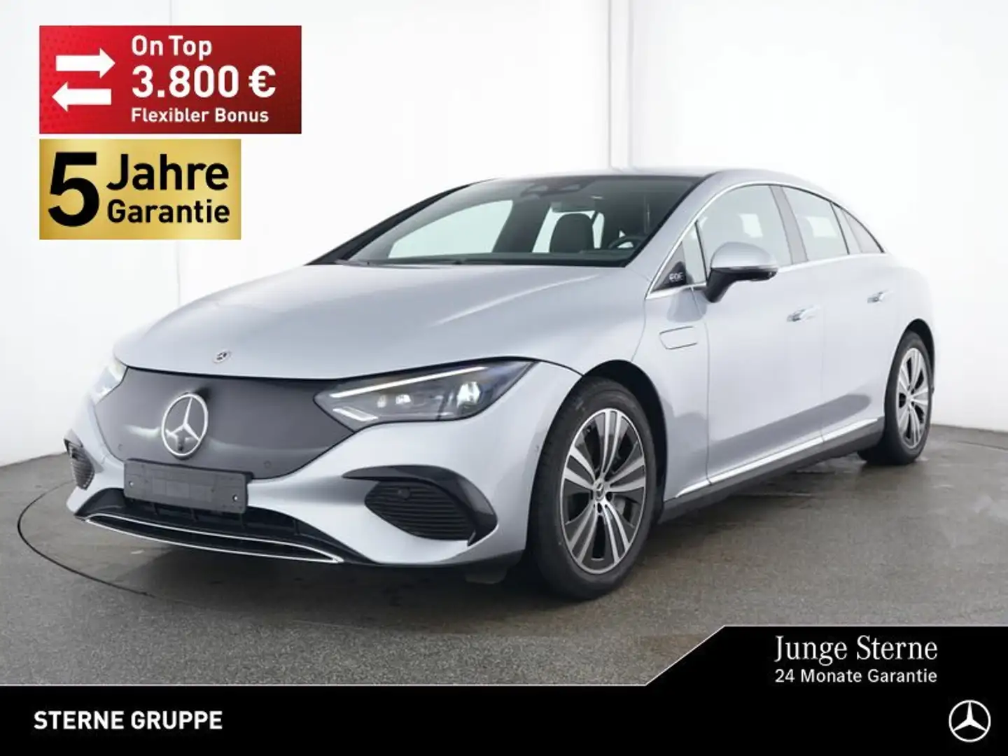 Mercedes-Benz EQE 300 EQE 300 HUD Distr eSitz 360°Kam Ambi 19" DigitLi Argent - 1