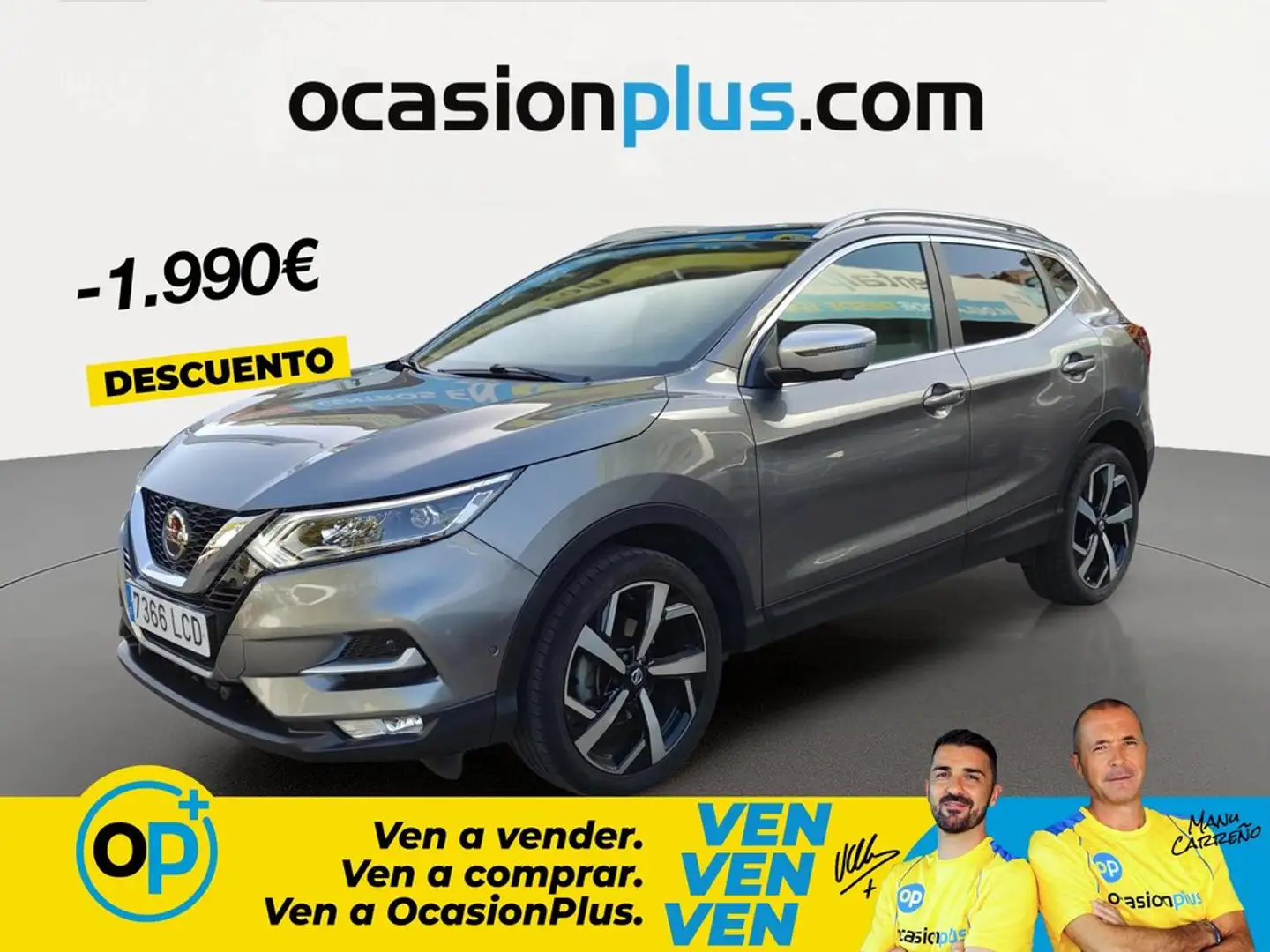 Nissan Qashqai 1.7dCI Tekna+ 4x2 Gris - 1