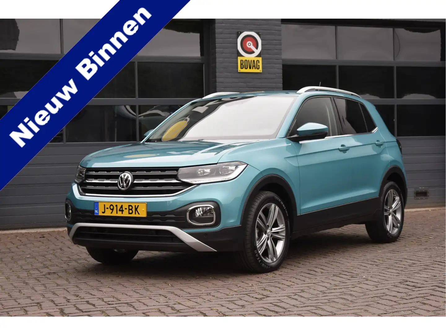 Volkswagen T-Cross 1.0 TSI Style Automaat 9.610 km! Groen - 1
