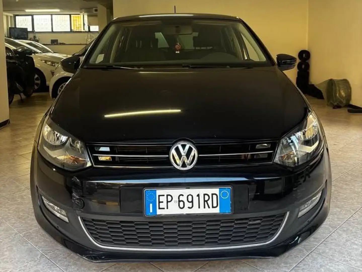 Volkswagen Polo Polo V 2009 5p 1.6 tdi Highline 90cv Nero - 2