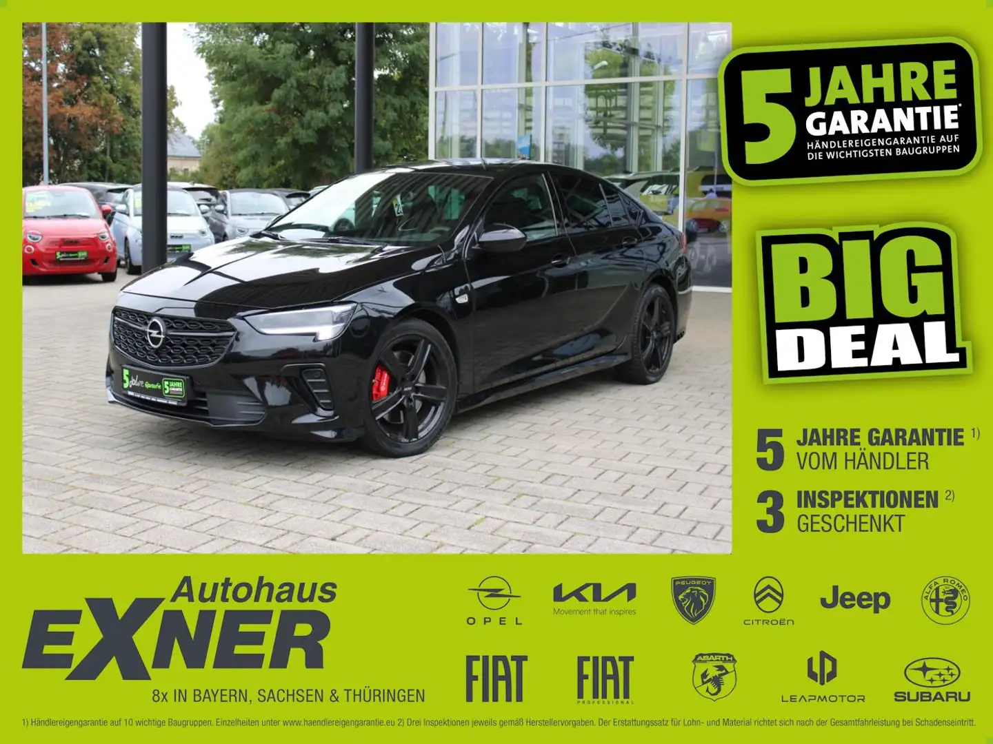 Opel Insignia B Gandsport 2.0 SHT 4x4 GSi ACC+LED+LM Noir - 1