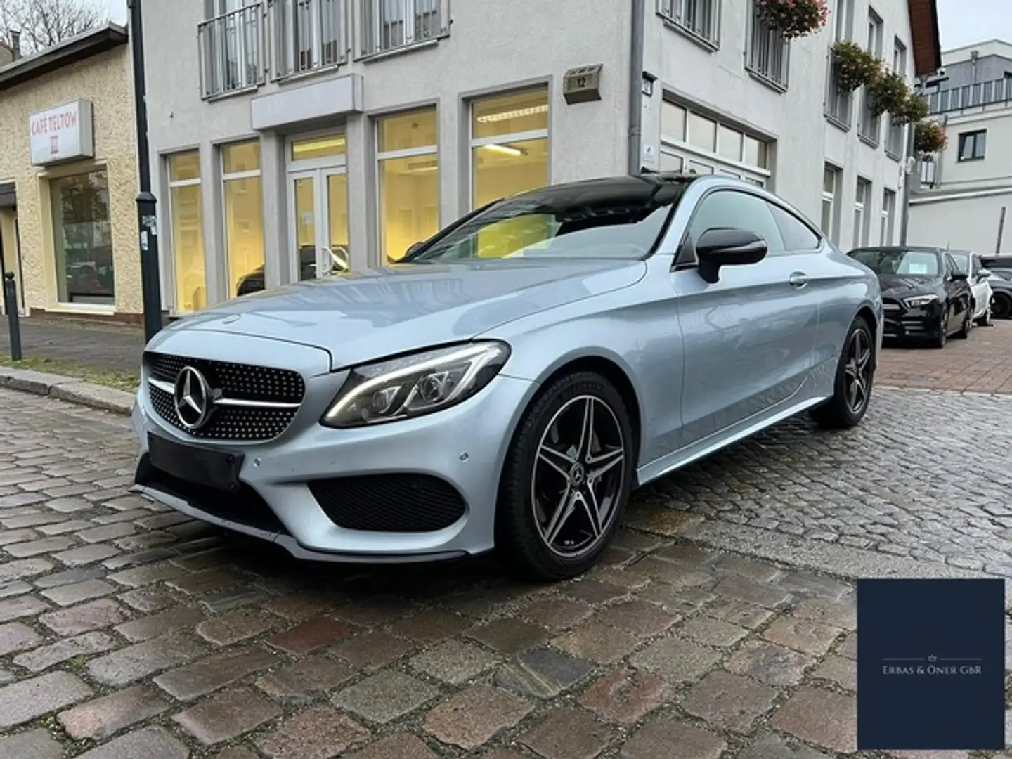 Mercedes-Benz C 400 4M AMG NIGHT PANO TOTW LED KAM Argent - 1
