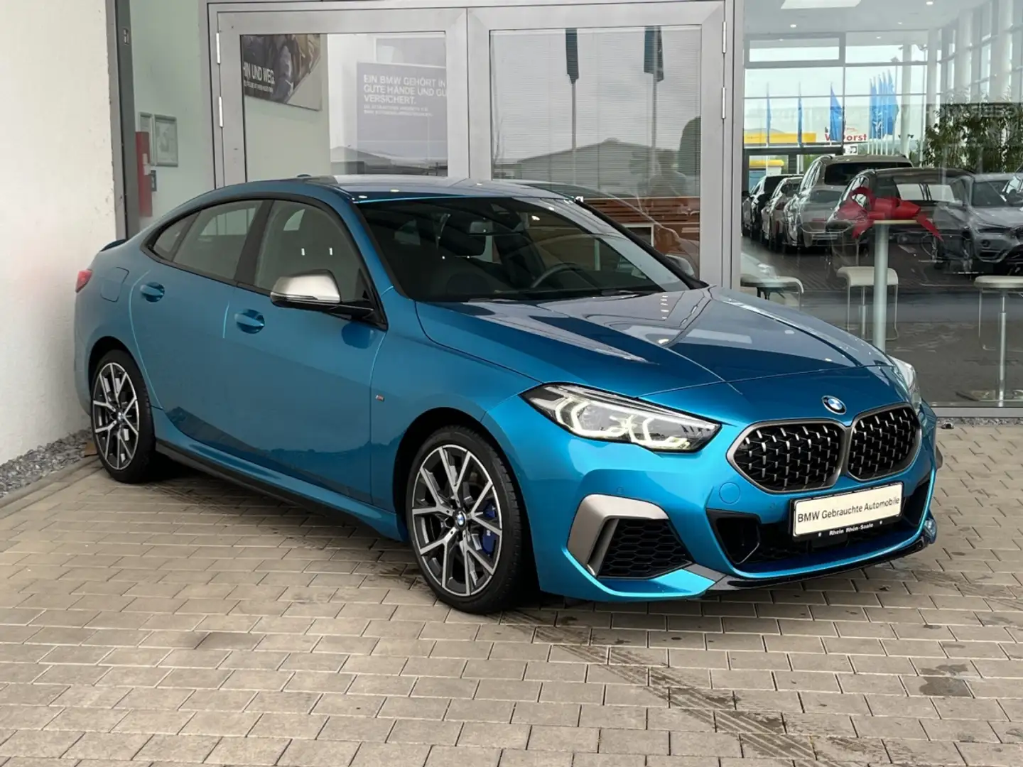 BMW 235 Mi xDrive Navi.Hifi.ParkA.Tempo.Lordose.DAB. Bleu - 2