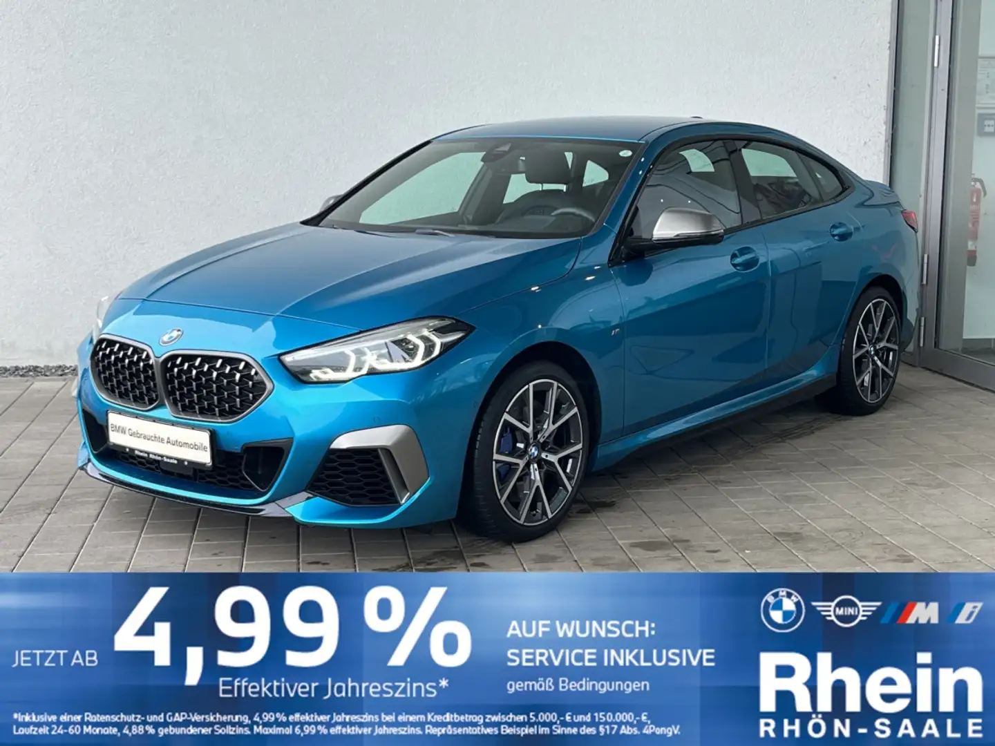 BMW 235 Mi xDrive Navi.Hifi.ParkA.Tempo.Lordose.DAB. Bleu - 1