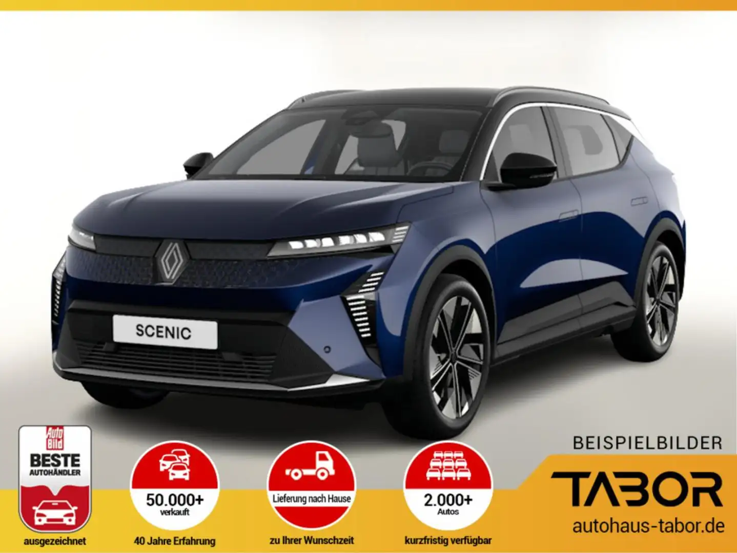 Renault Scenic E-TECH Techno 220 Long Range el Heckkl Blau - 1