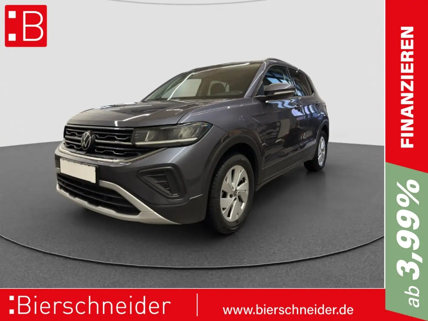 Volkswagen T-Cross 1.0 TSI Life KAMERA ACC LED NAVI Grau - 1