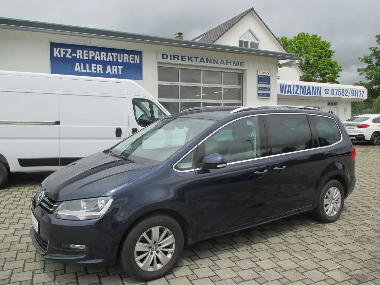 Volkswagen Sharan 2.0 TDI Comfortline BMT 4Motion, 7 Sitzer Blau - 1