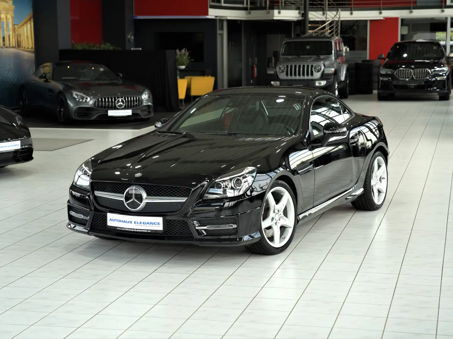 Mercedes-Benz SLK 250 Roadster*AMG-LINE*MAGIC-SKY*EXKL-LEDER* Negro - 2
