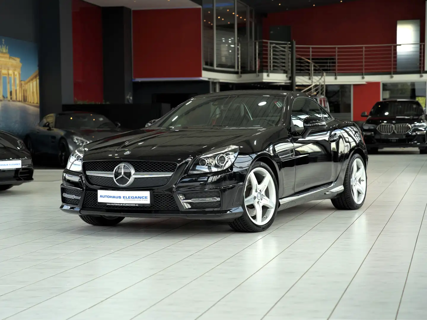 Mercedes-Benz SLK 250 Roadster*AMG-LINE*MAGIC-SKY*EXKL-LEDER* Negro - 1