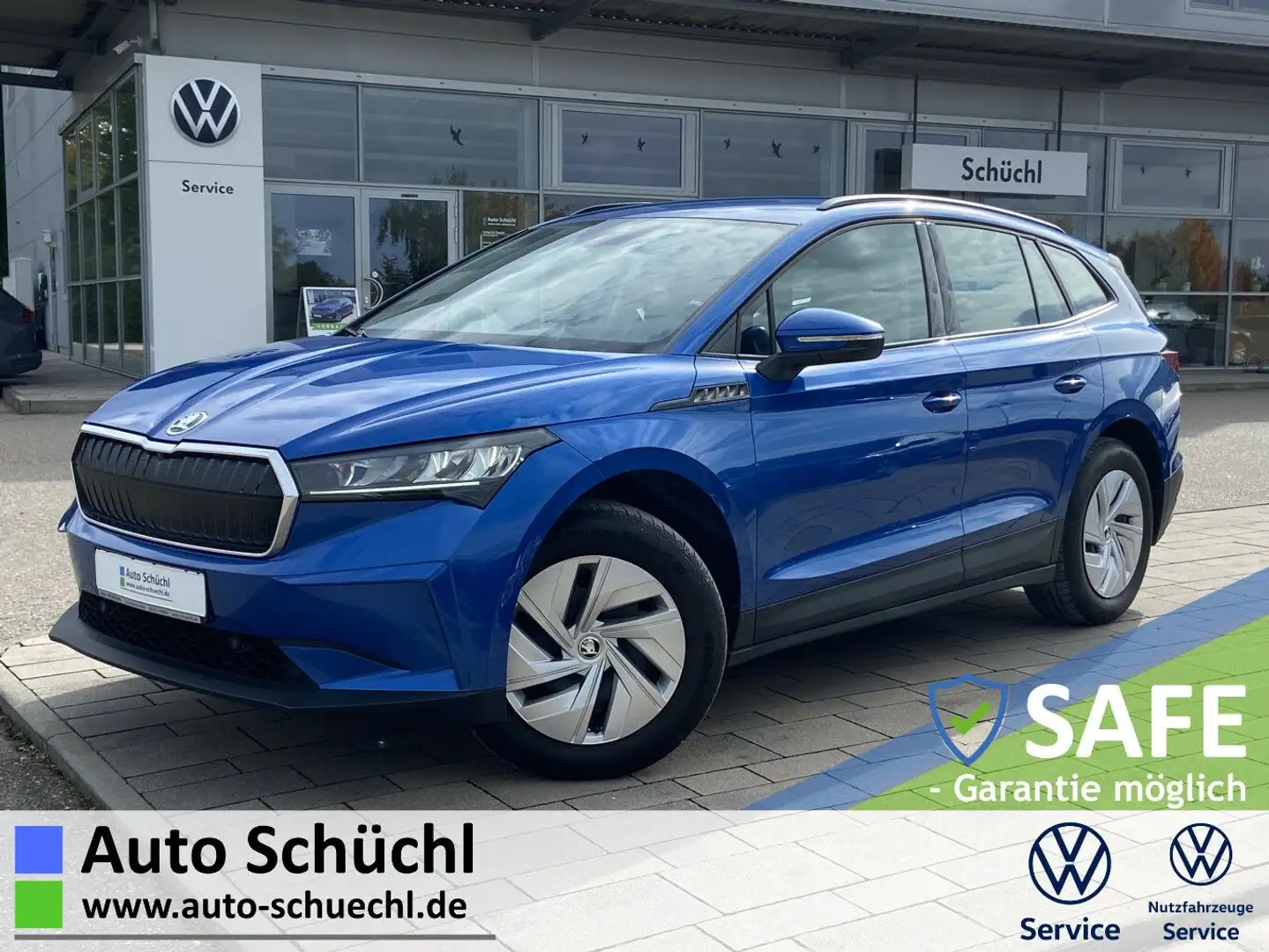 Skoda Enyaq iV NAVI+LED+SMART-LINK+CCS+SHZ+DAB+LANE-AS Blau - 1