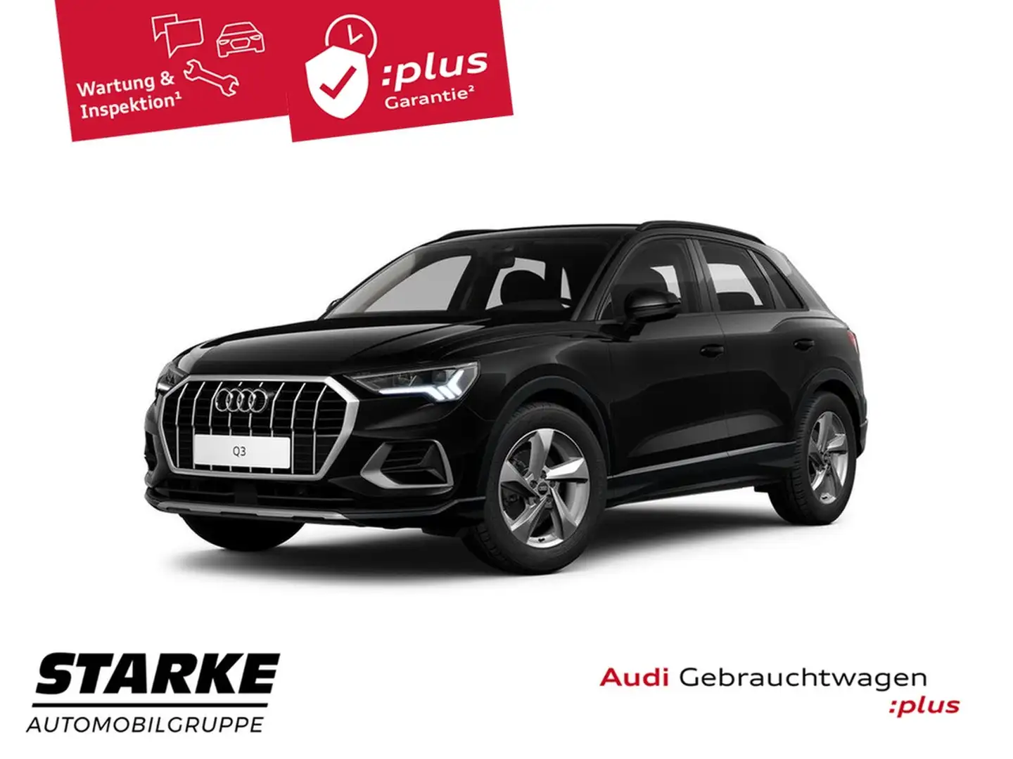Audi Q3 35 TDI S tronic advanced Schwarz - 2
