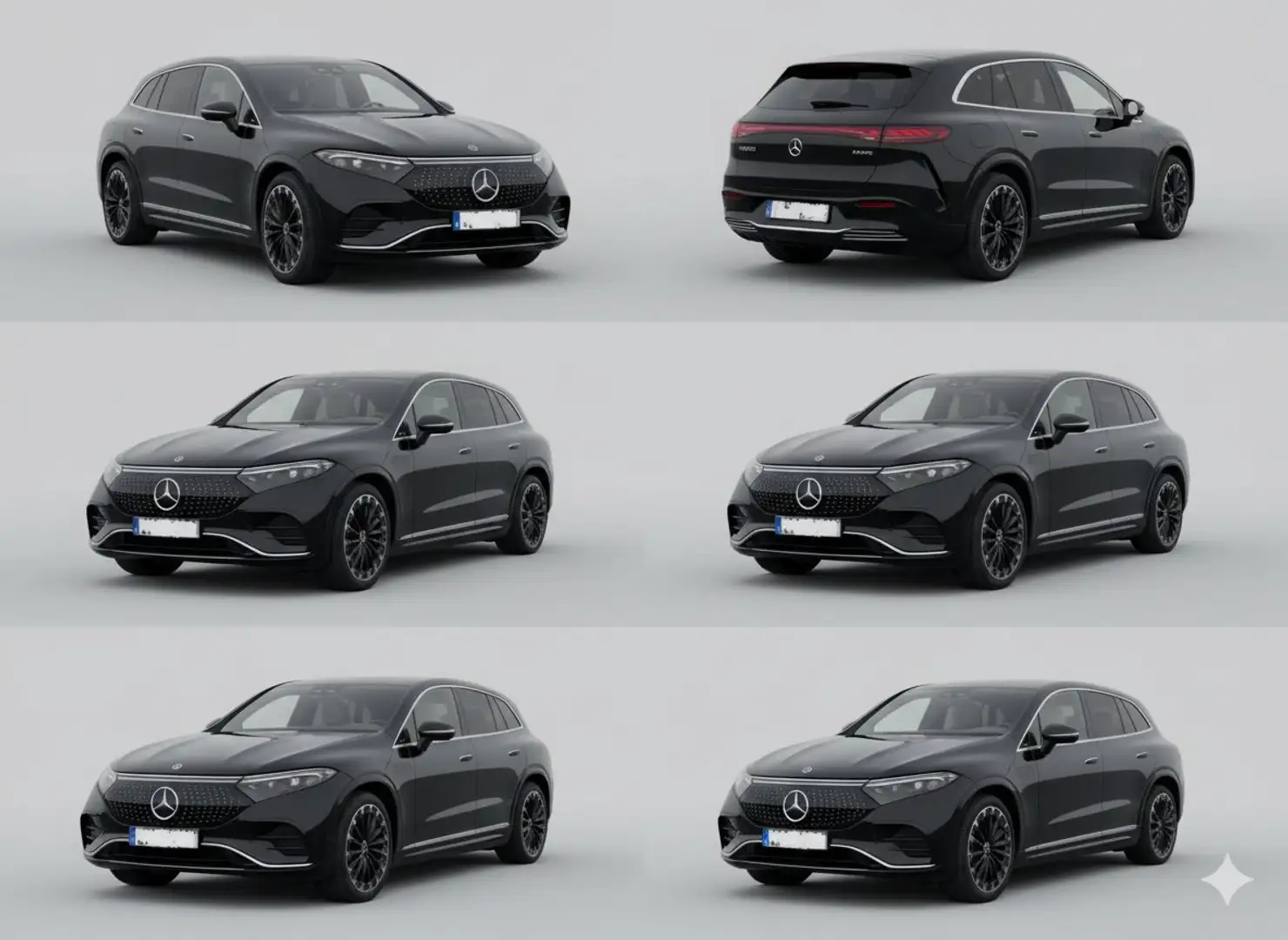 Mercedes-Benz EQS SUV EQS 580 4matic Schwarz - 2